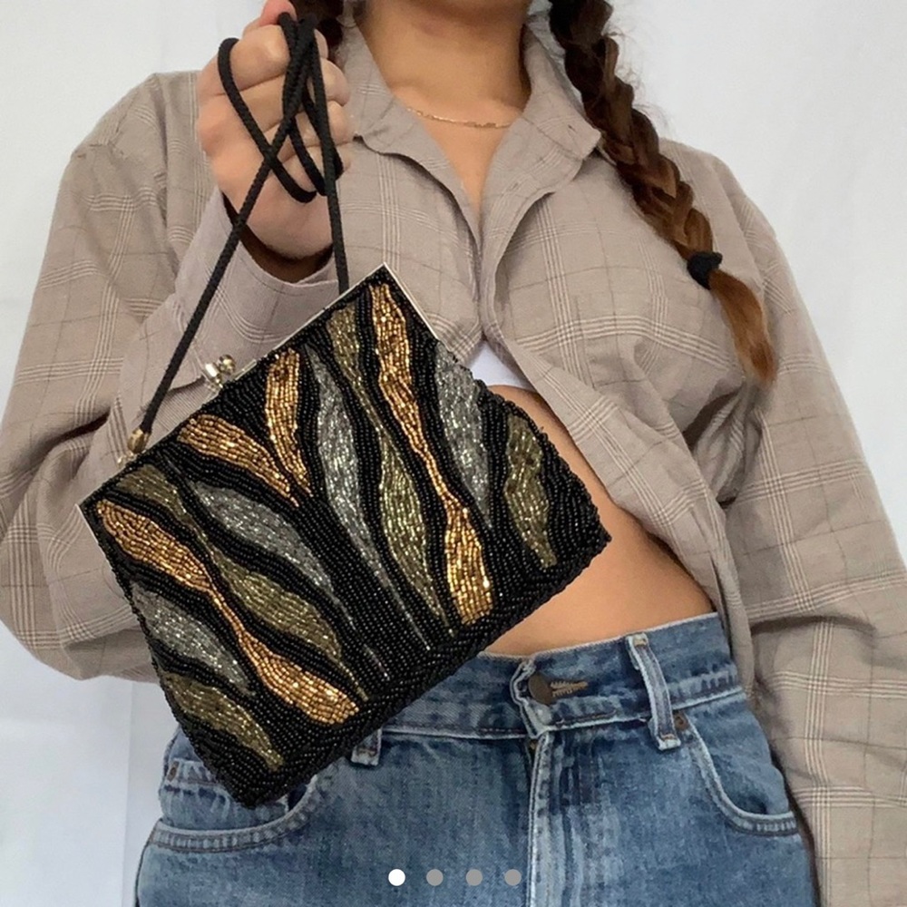 Mini beaded purse